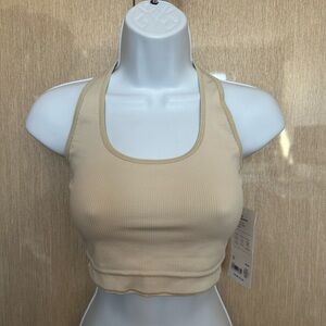 NWT ATHLETA Recharge Seamless Halter Crop Top Size S